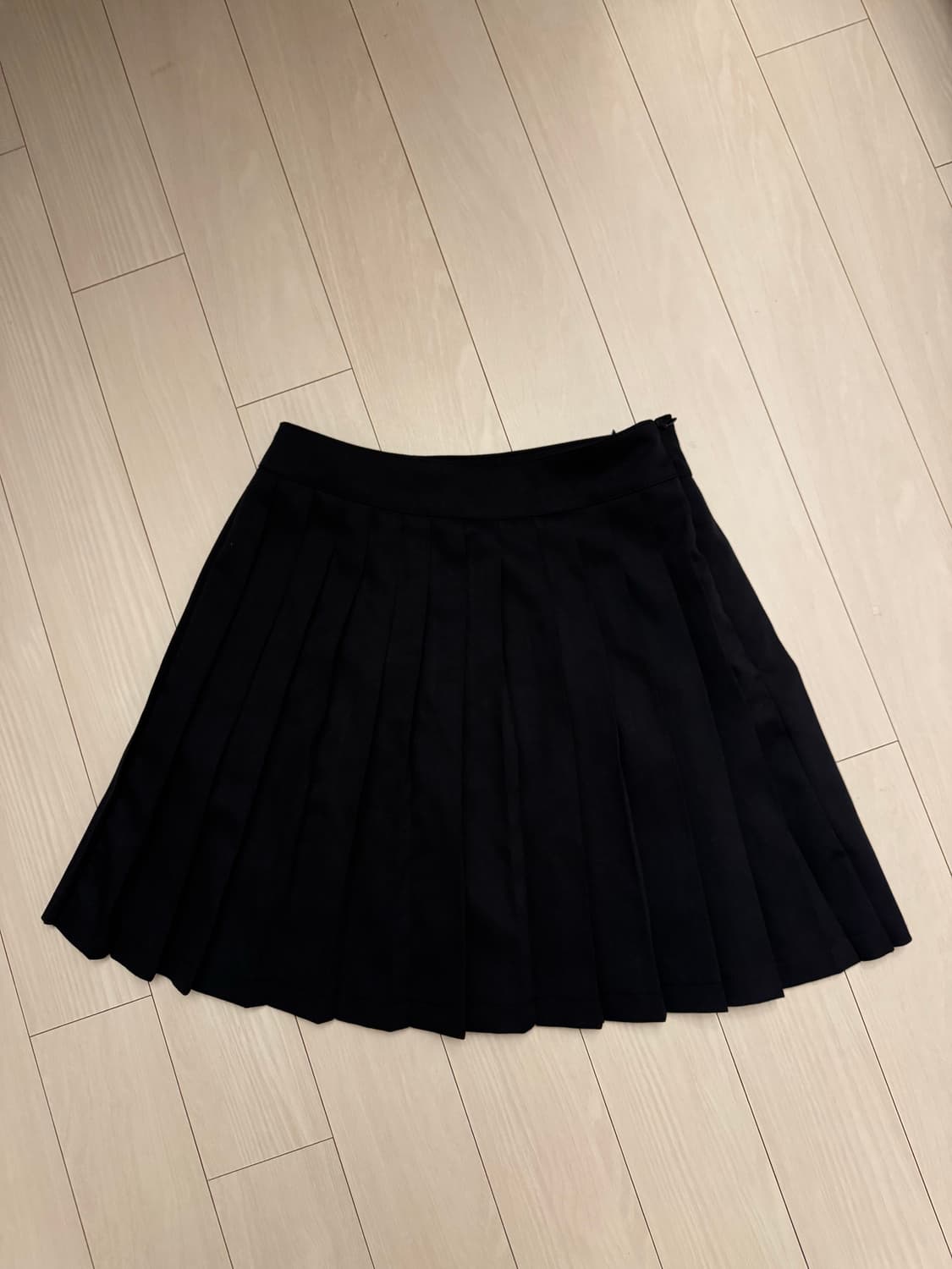 클래식 플리츠 미디 스커트 상품이미지1