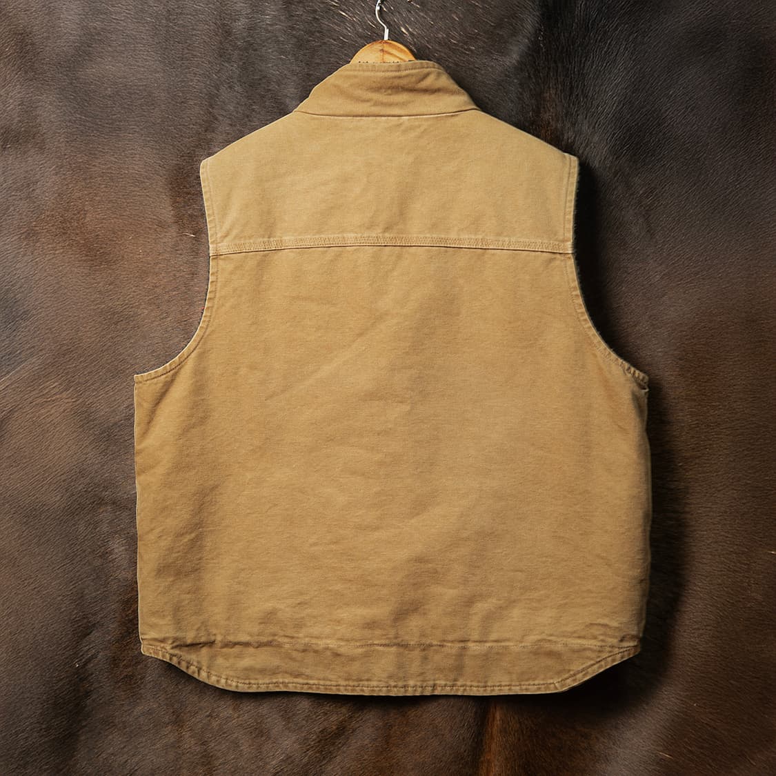 [XL] 칼하트 V33 샌드스톤 쉐르파 라이닝 모크넥 베스트 브라운  상품이미지5