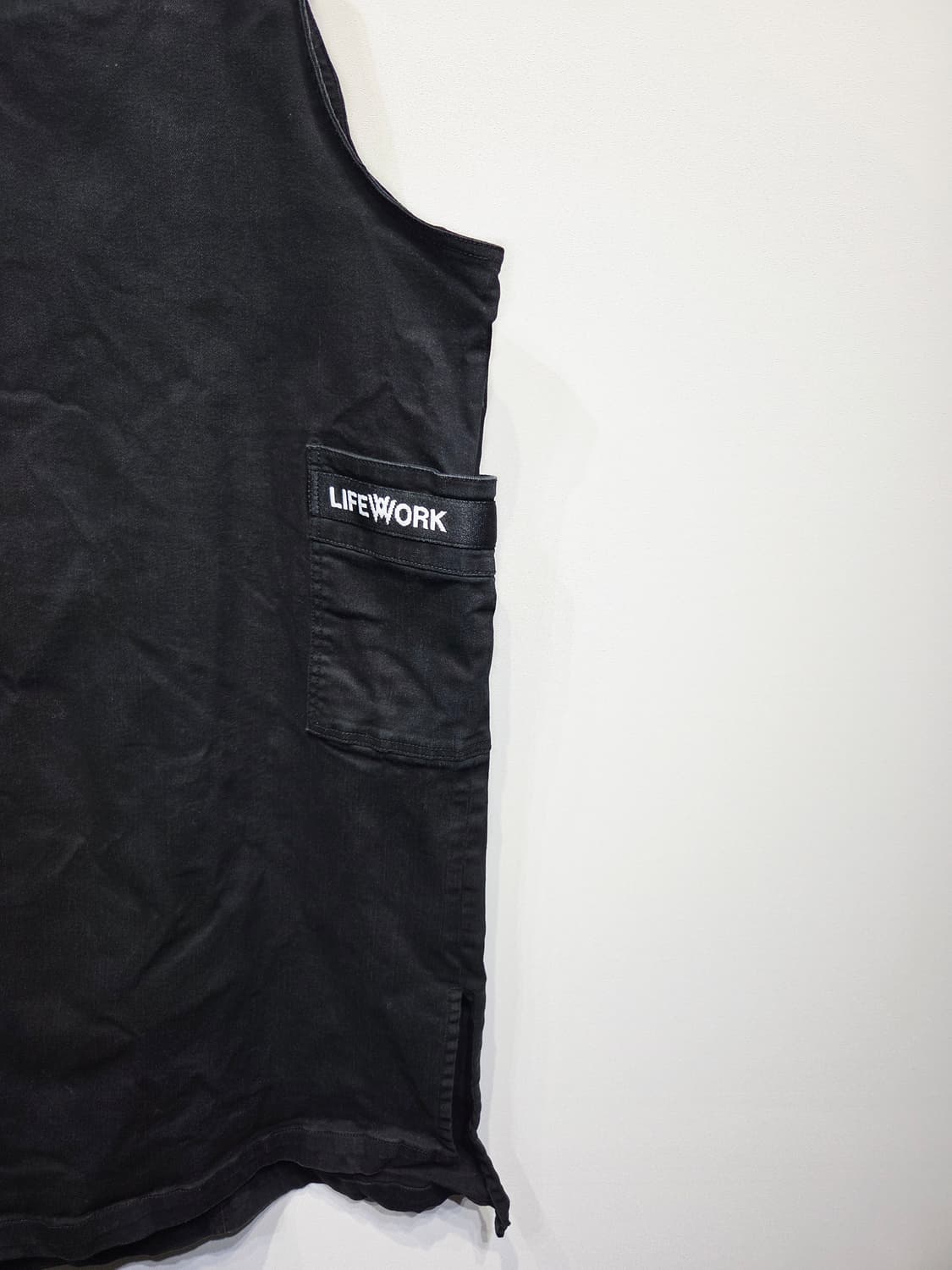 라이프워크 LIFEWORK 블랙 멜빵 원피스_FREE 상품이미지4