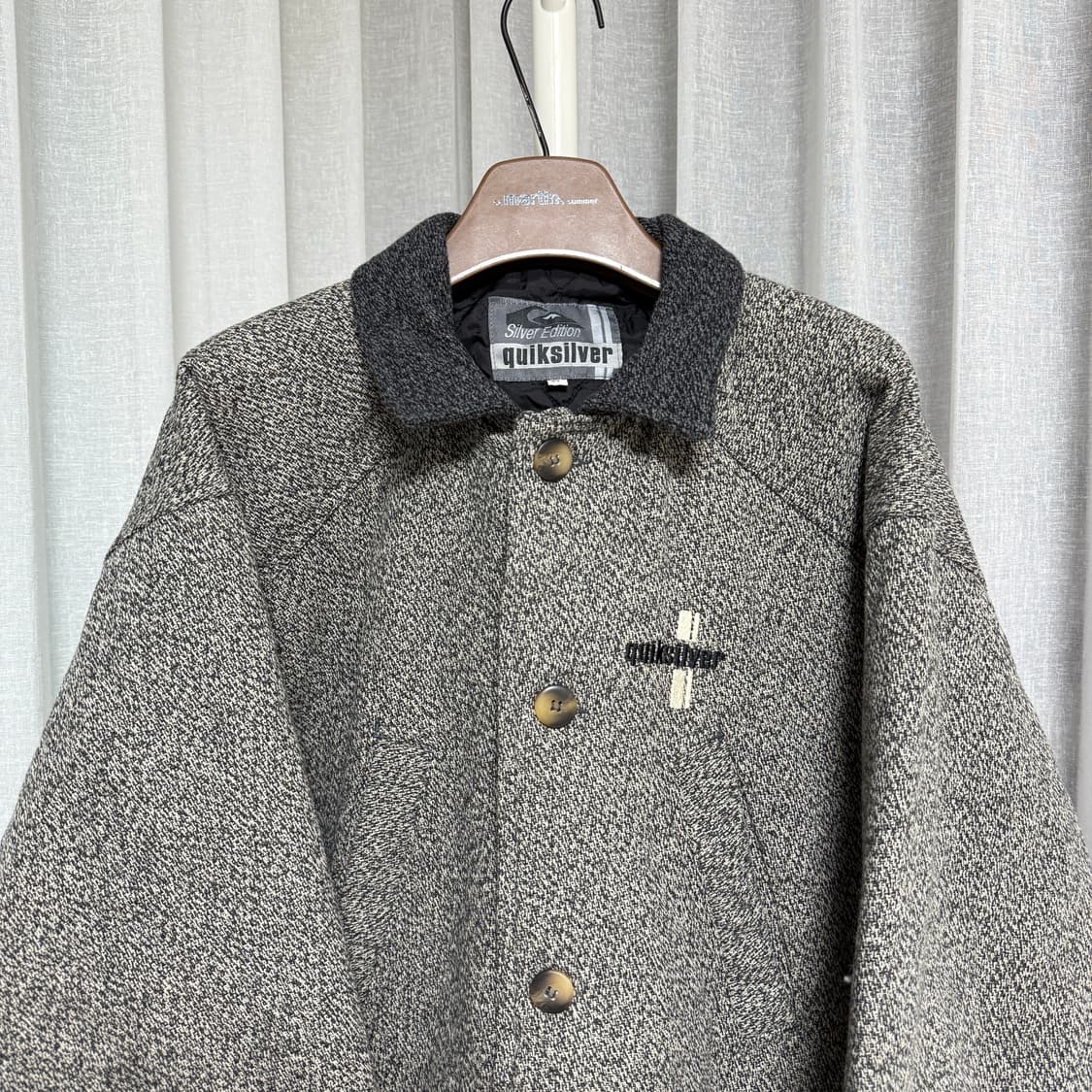 Quiksilver 퀵실버 빈티지 배색 울자켓 상품이미지5