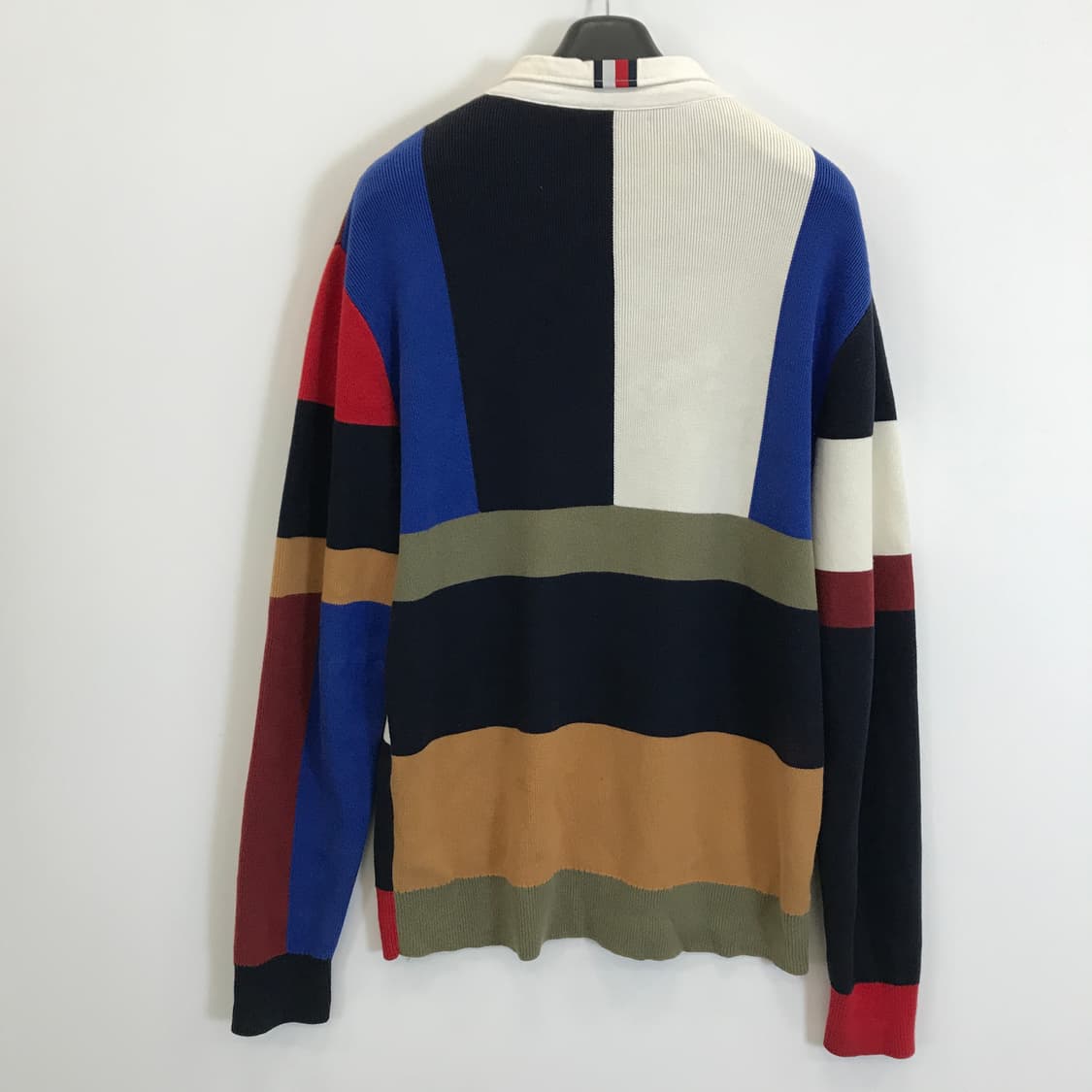 타미힐피거 컬렉션라인 패치워크 카라넥니트 [L] 상품이미지4