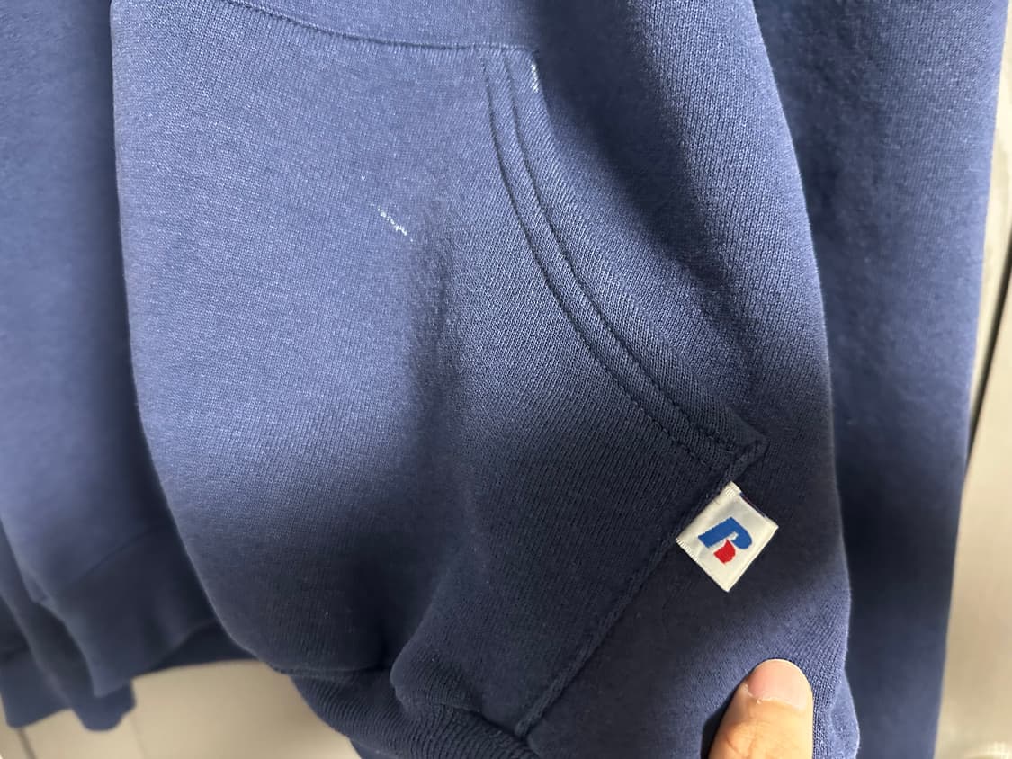 빈티지 러셀 네이비 후디 XL 상품이미지5