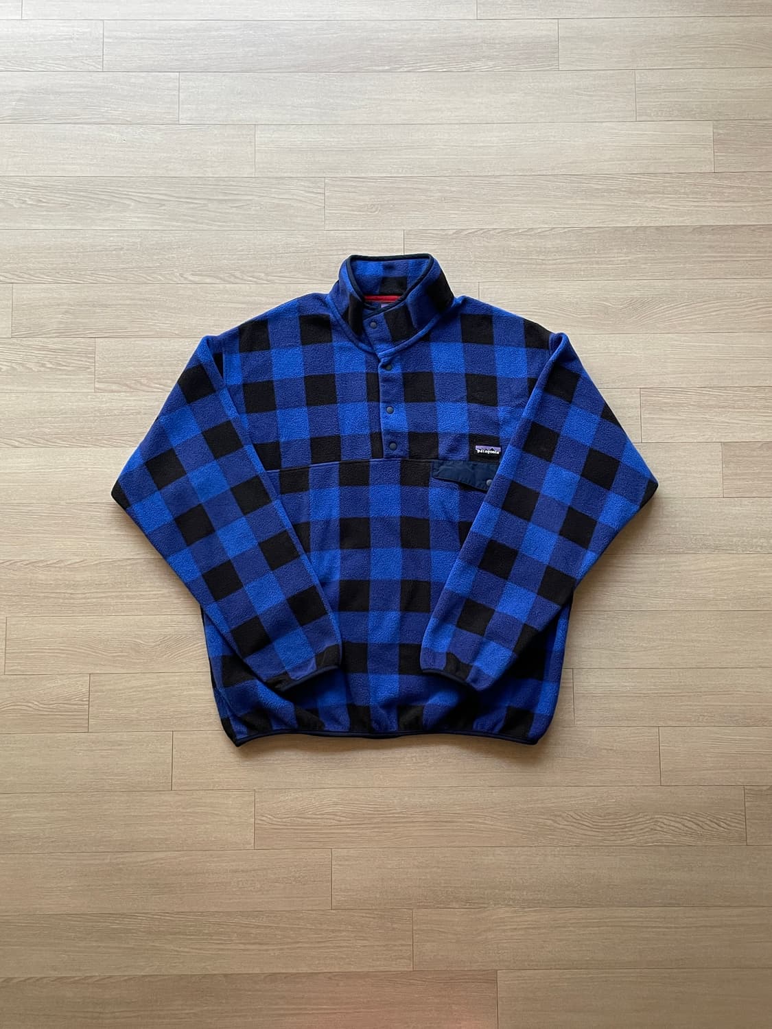 파타고니아 신칠라 블루 체크 버팔로 체크 상품이미지1