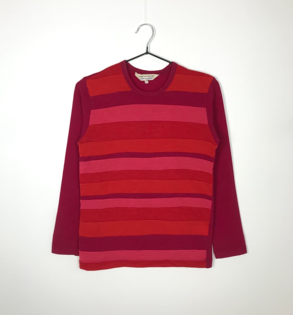 꼼데가르송 컬러 배색 티셔츠 상품이미지1