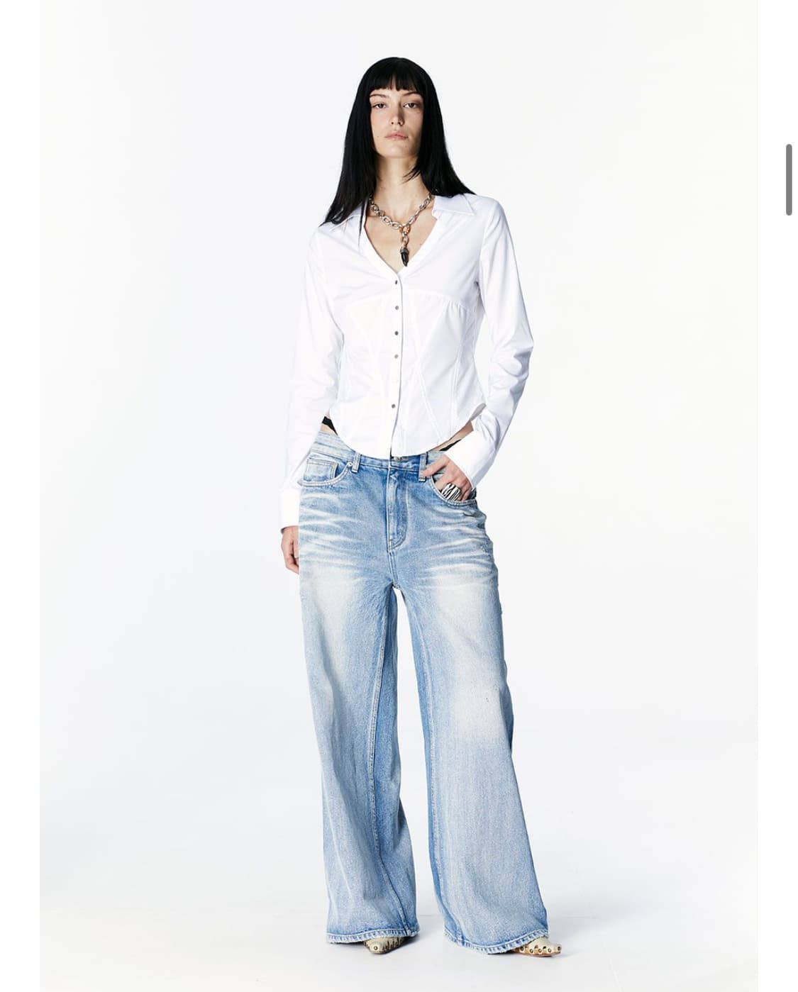 새상품) 2000아카이브스 SNYDER DENIM (BLUE) 판매합니다 상품이미지2