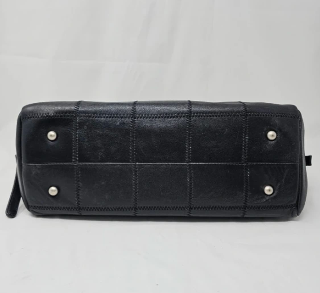 정품 샤넬 캐비어 정방 볼링 토트백 상품이미지6