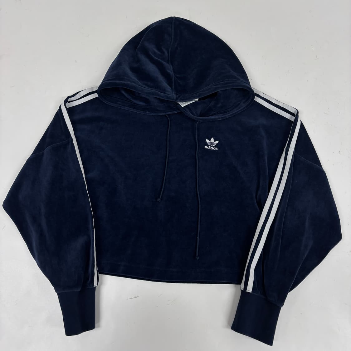 아디다스 벨벳 후드티 상품이미지3