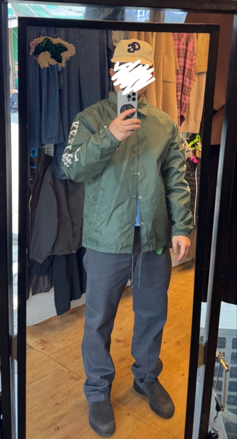 105 라파예트 코치 자켓 그린 착샷 상품이미지3