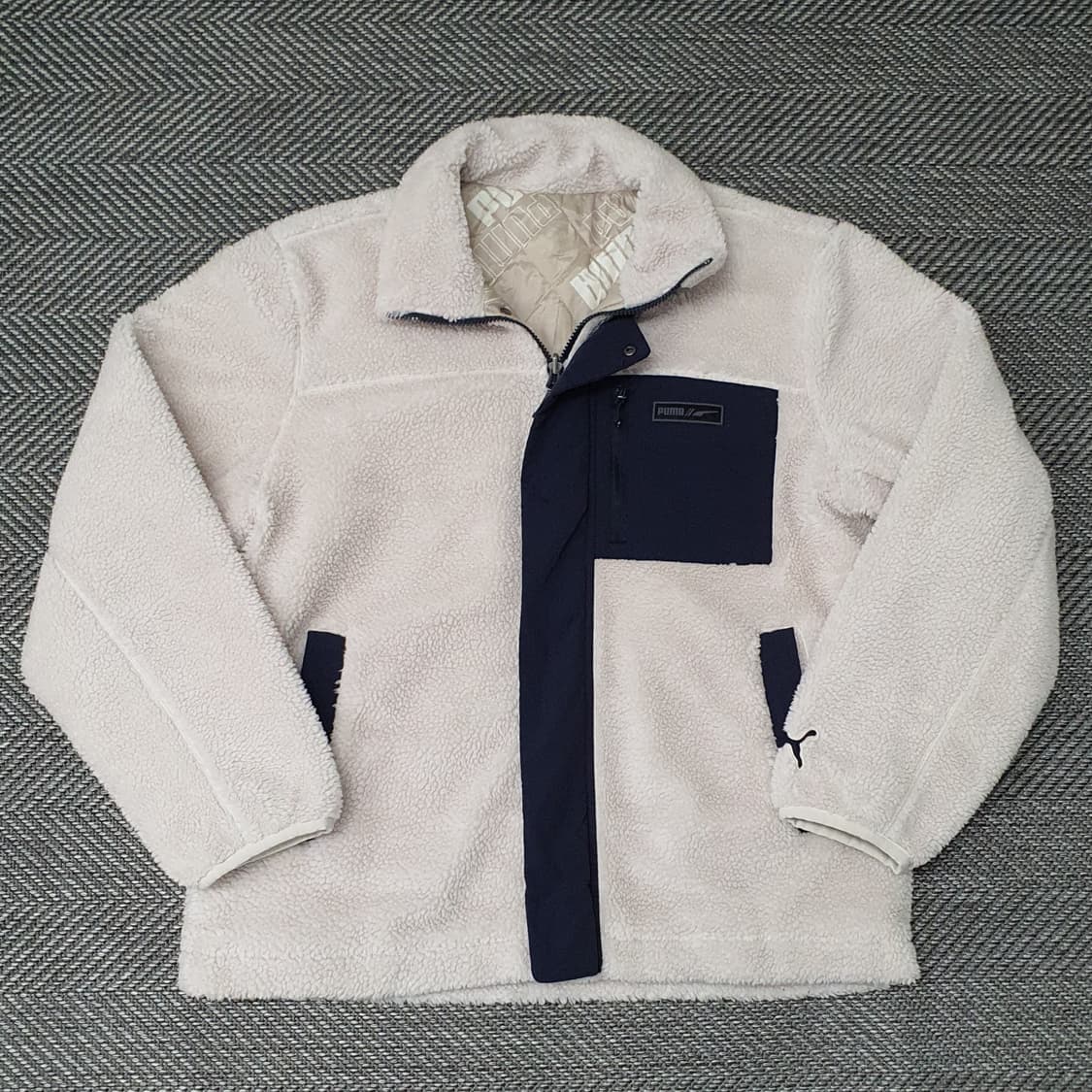 푸마 퀼팅 플리츠 집업자켓 남자105~110 상품이미지1