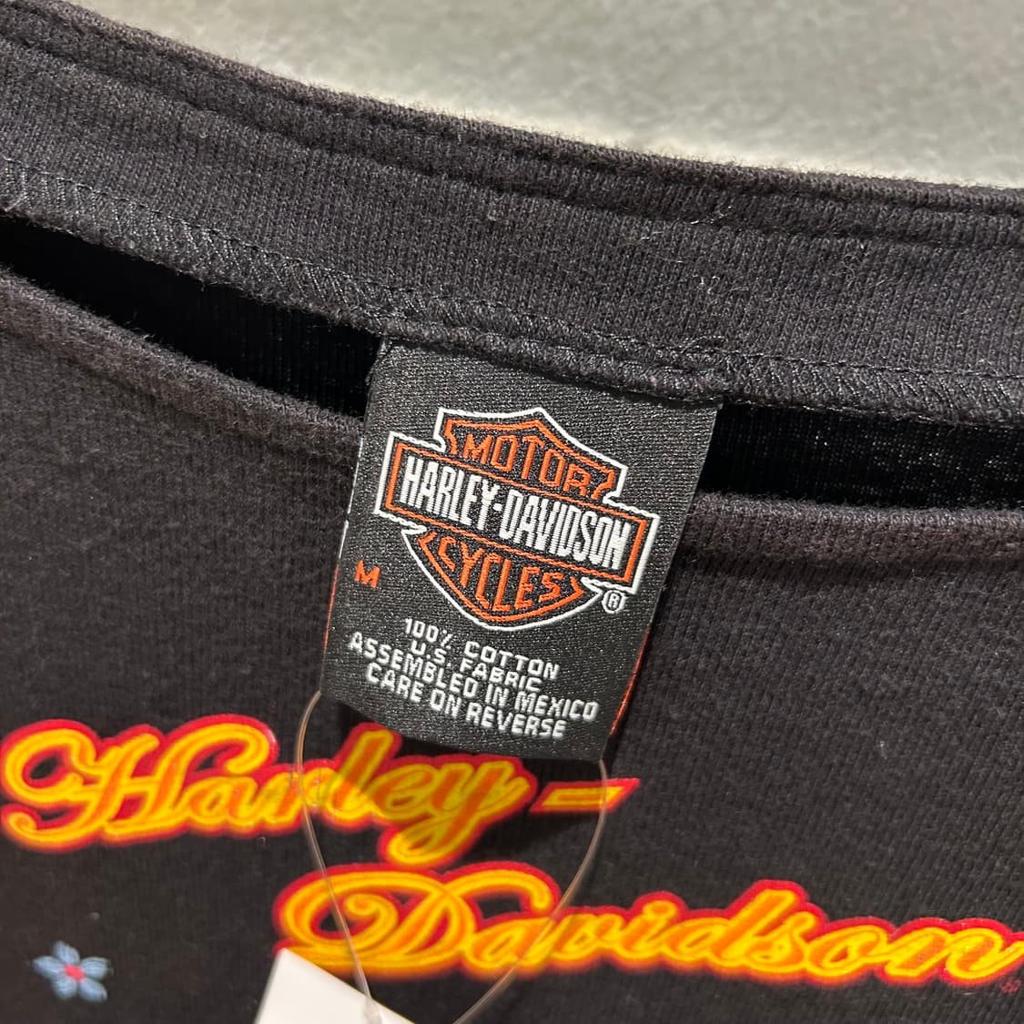 Harley Davidson y2k Flower T-Shirts 상품이미지10