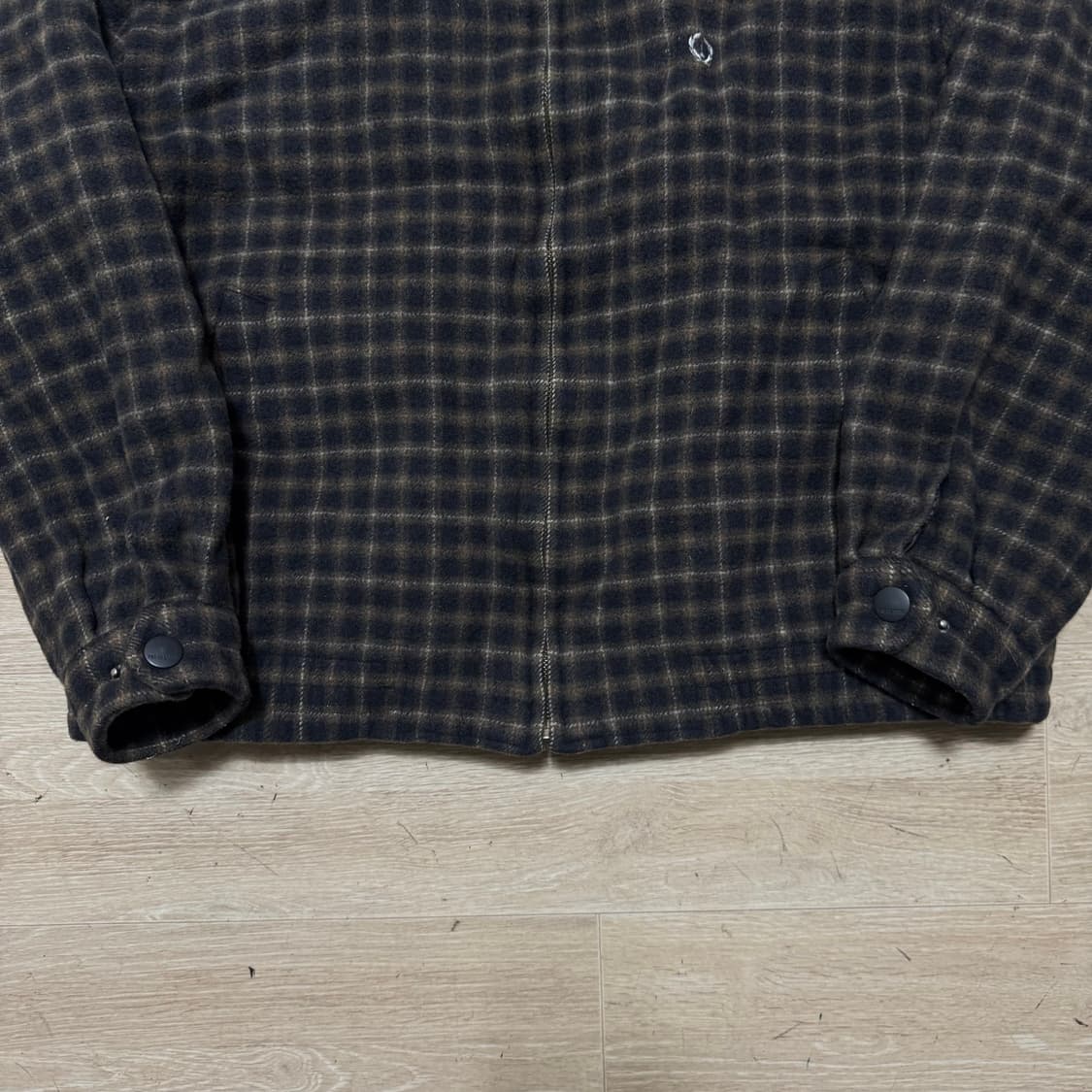 PAT 체크 울 자켓 상품이미지3