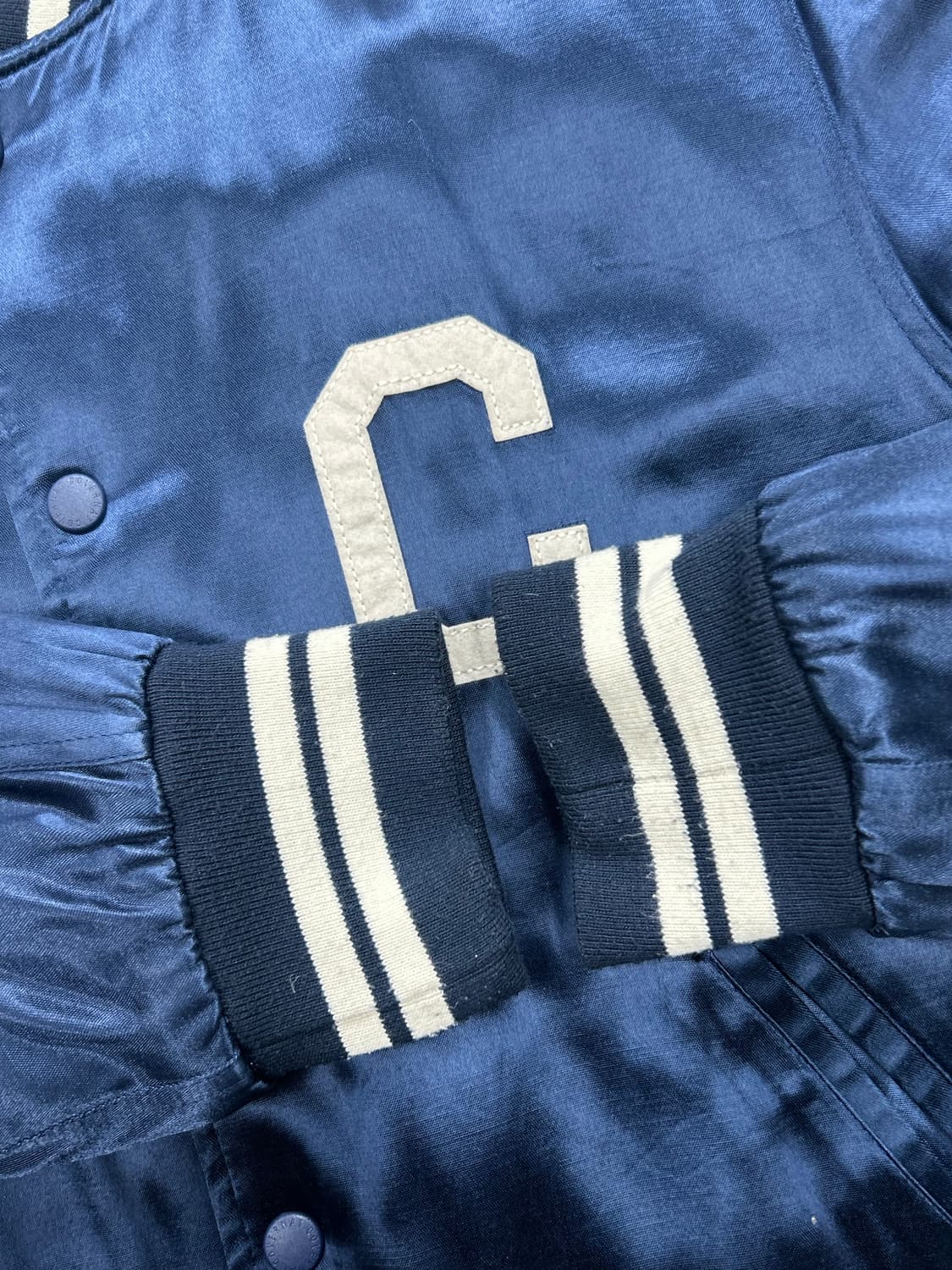 커버낫 C로고 바시티 자켓 L 상품이미지7