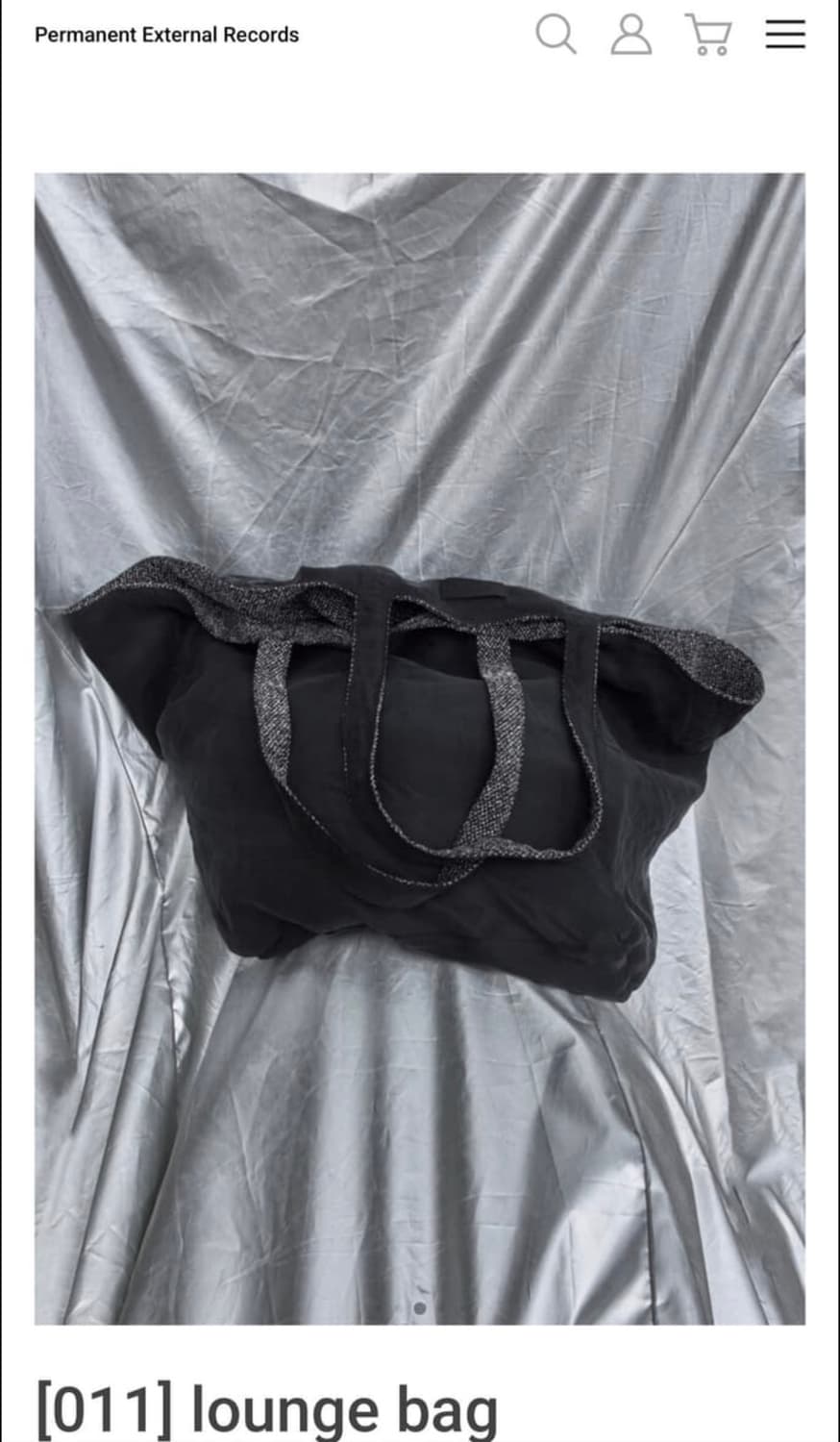 머듈 라운지백 블랙 상품이미지1