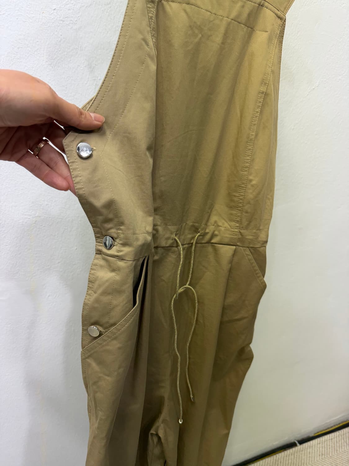 정품) 마쥬 여성 베이지 멜빵 바지 점프수트 1 상품이미지2