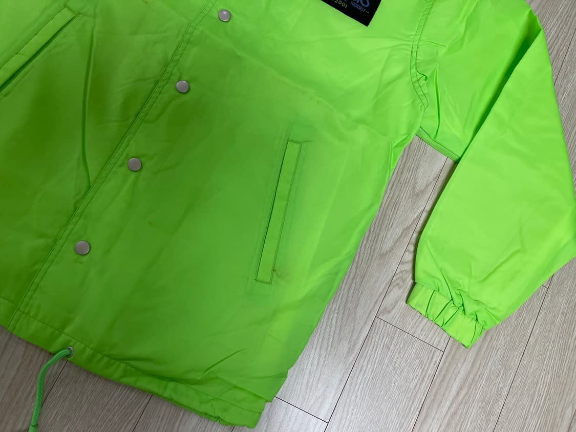 아식스 00s 올드 코치 자켓 ASICS OLD 2000 네온 M 상품이미지4