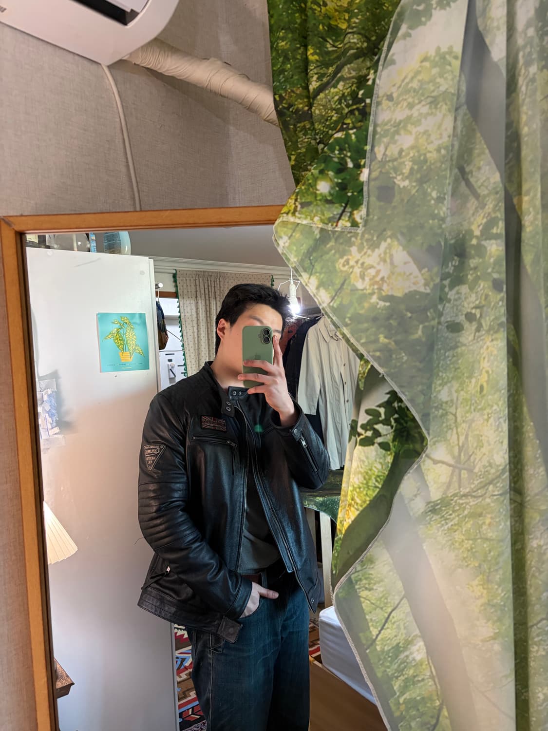 4XL) 양가죽 모터사이클 레더 자켓 상품이미지3