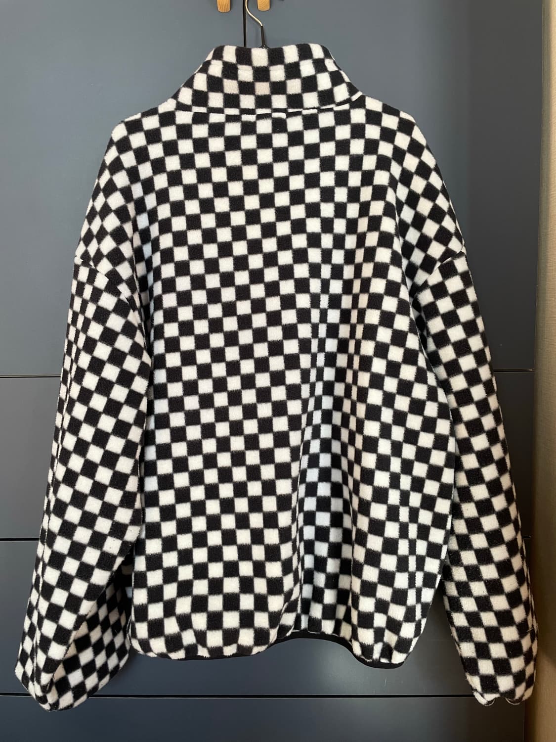 oreo 체커보드 펑크 플리스 상품이미지3