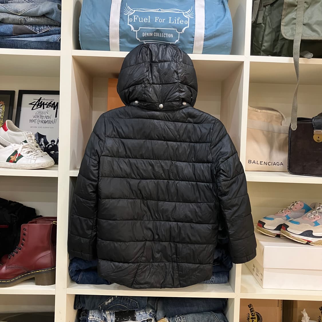 폴로 랄프로렌 블랙 패치 패딩 점퍼 S 상품이미지3