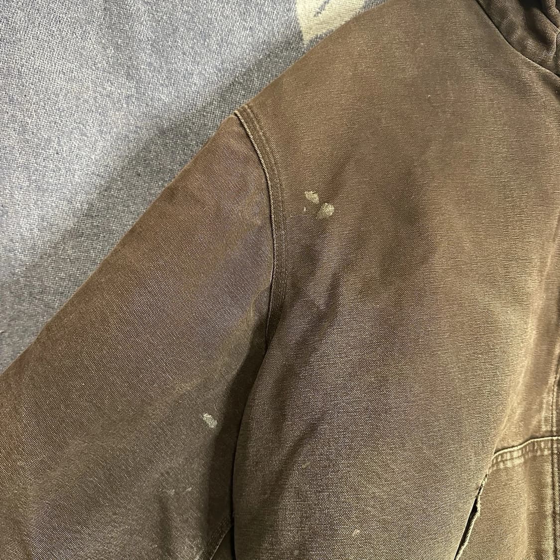 칼하트 J130 덕 액티브 후드 자켓 다크브라운 상품이미지6