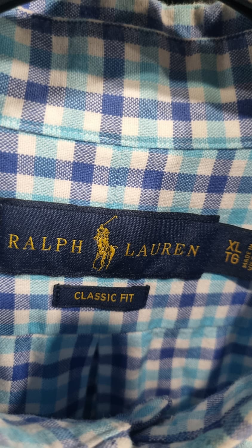 Polo Ralph Lauren 클래식핏 반팔체크셔츠 국내사이즈110이상 상품이미지3