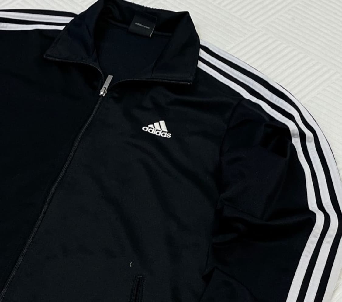 아디다스 블랙 검정 트랙탑 져지집업 105/XL 상품이미지2