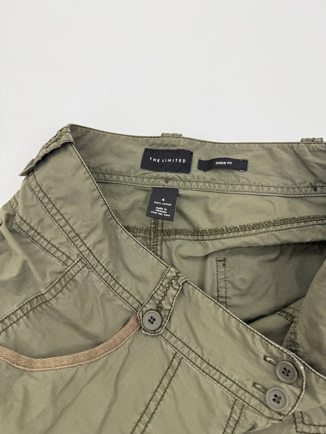 빈티지 00‘s 카고 셔링 카프리 팬츠 상품이미지4