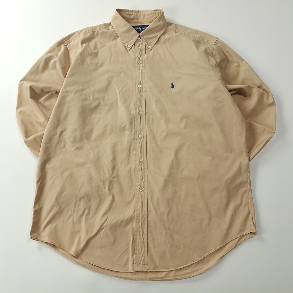 CK157 XL 폴로 00s 코튼 트윌 샌드베이지 셔츠 남방 상품이미지1