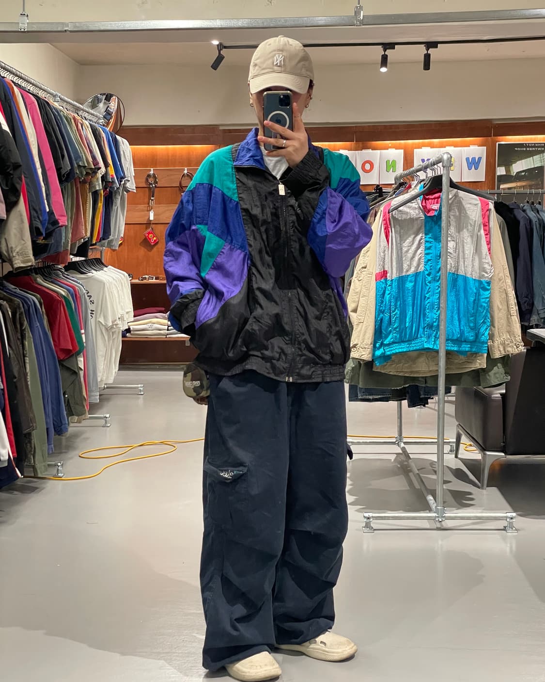 90s 올드스쿨 바람막이 자켓 상품이미지2