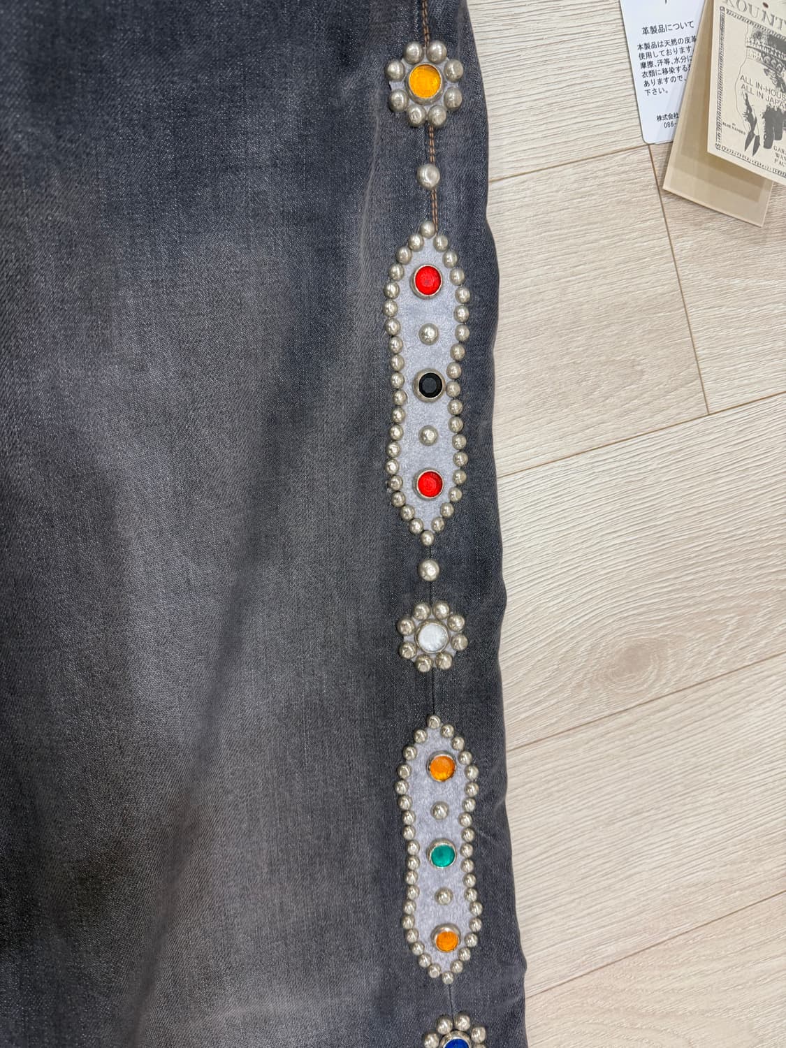 34) 캐피탈 14온즈 데님 5P 몽키 시스코 잼스톤 데님 팝니다. 상품이미지4