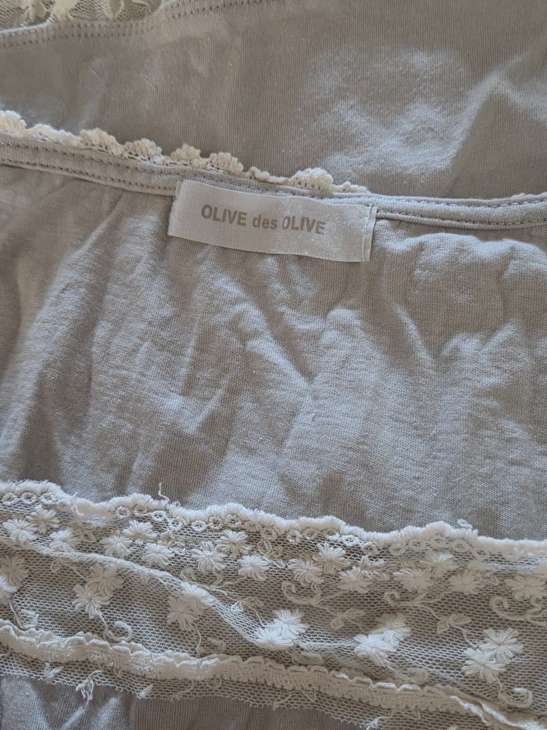 빈티지 모리 레이스 상의 상품이미지2