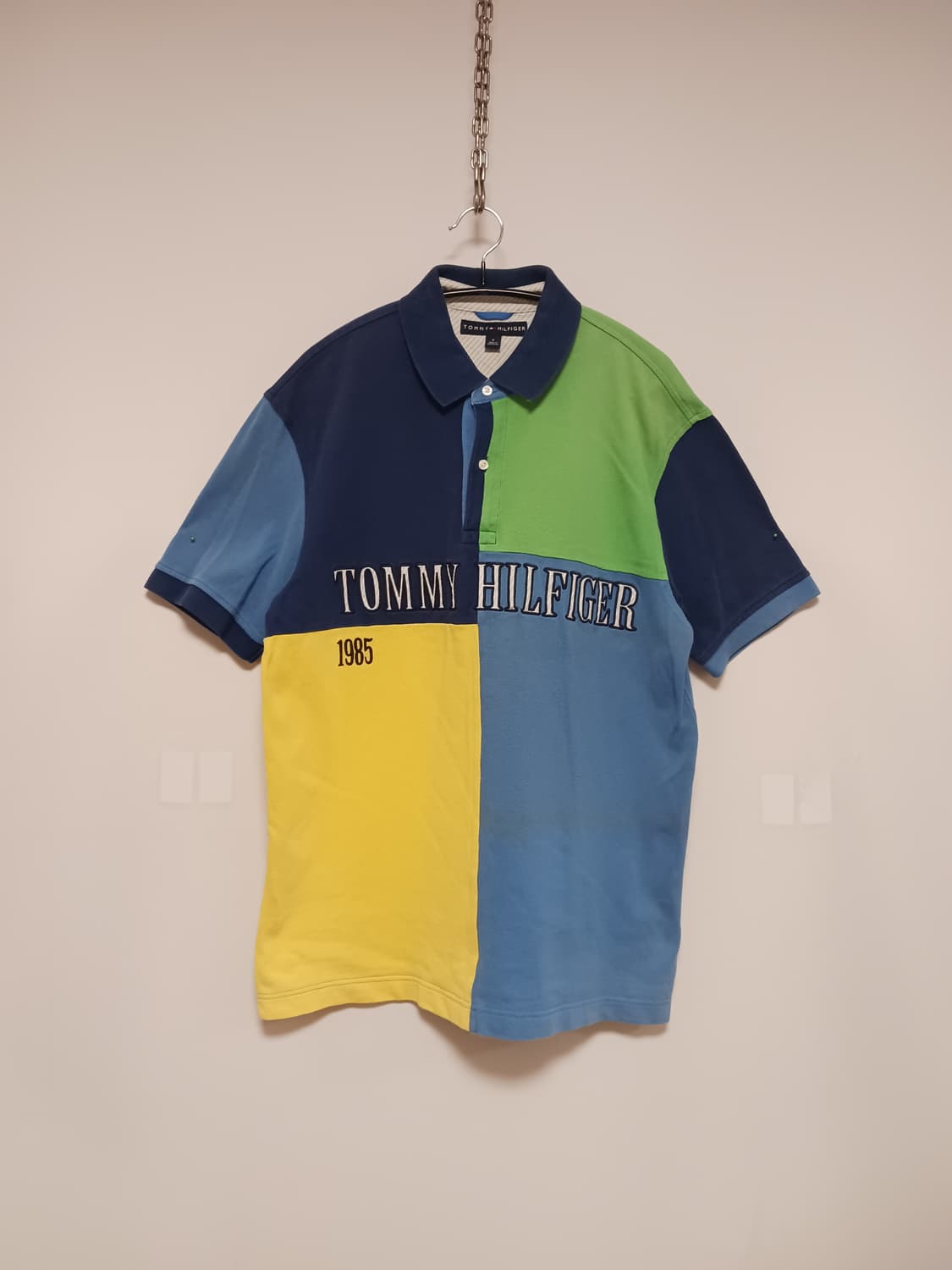 타미힐피거 컬러블록 PK 티셔츠 상품이미지1