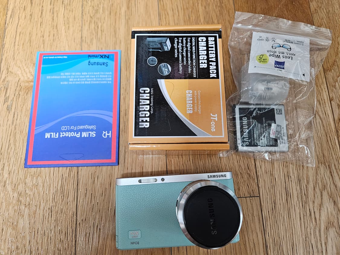 삼성 NX mini 미러리스 카메라 9-27mm 민트색 팝니다 상품이미지6