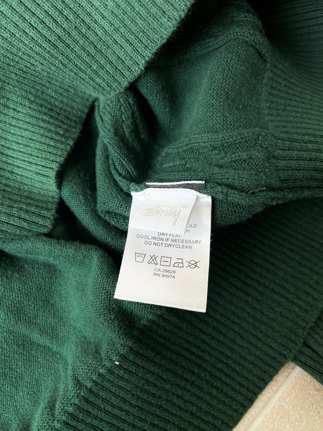 Stussy cable knit polo shirt 상품이미지5