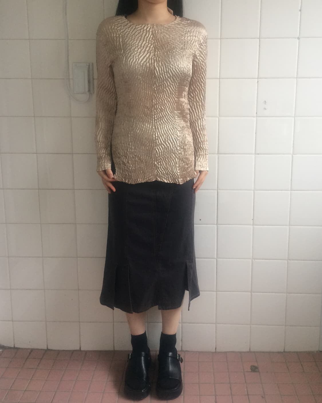 Pleats top 상품이미지5