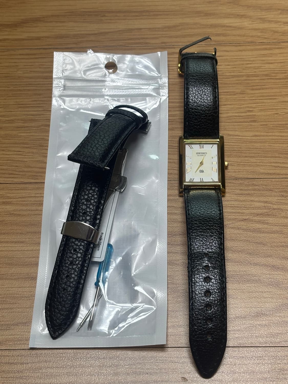 세이코 빈티지 탱크 사각 시계 so325714 세르띠에 상품이미지2