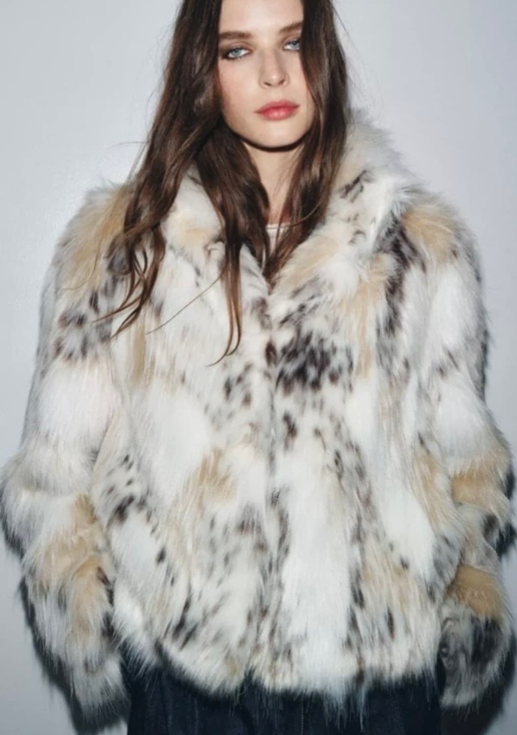 ZW 컬렉션 페이크 퍼 숏 코트 상품이미지2