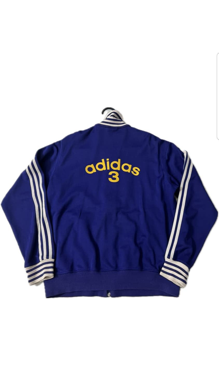 아디다스 블루/옐로우 '3' 로고 트랙탑 상품이미지2
