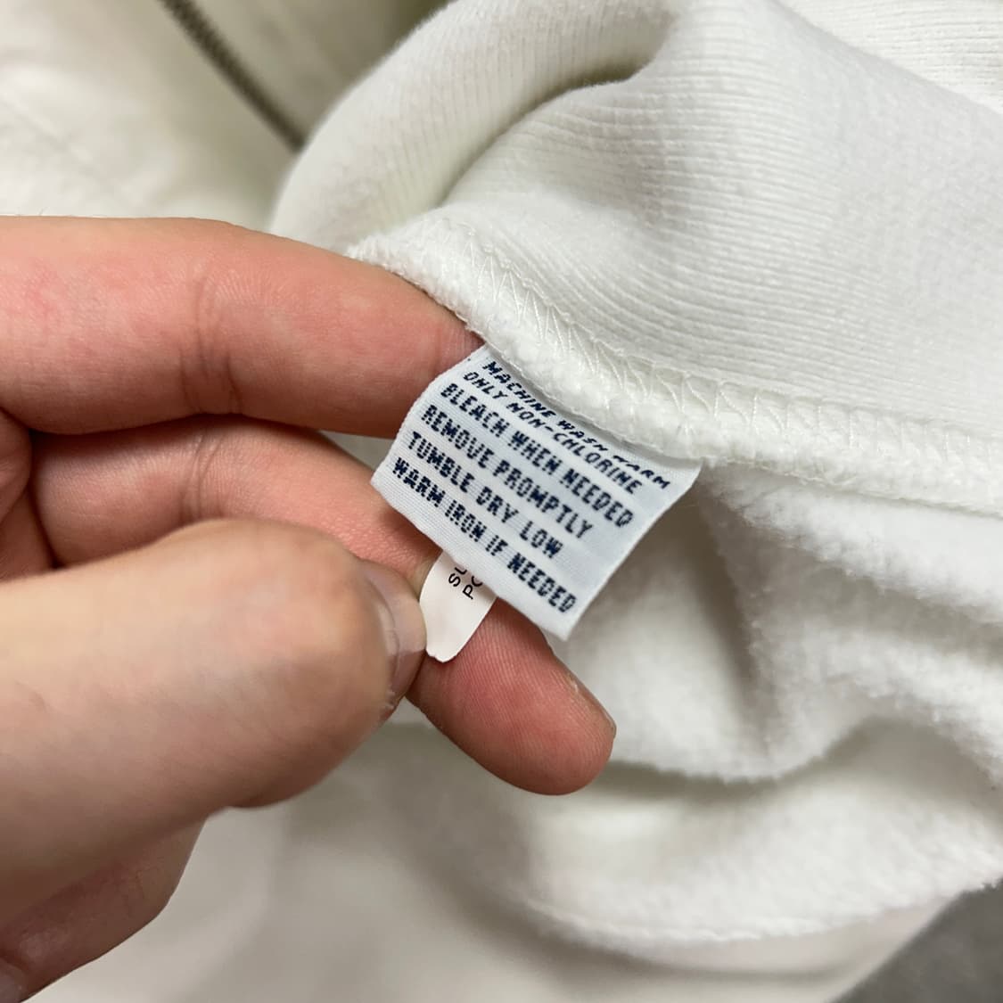 폴로 빅포니 화이트 후드집업(L) 상품이미지3