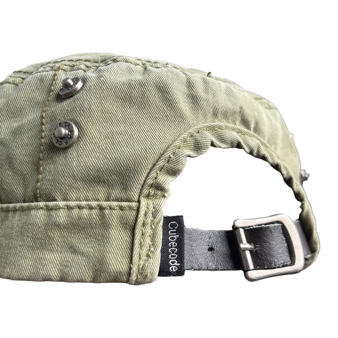 Cubecode 패치 밀리터리 캡 올리브 상품이미지6