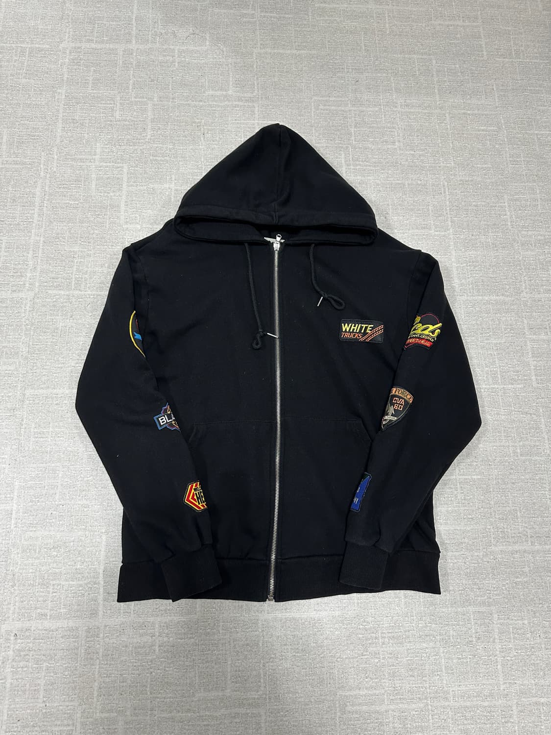 빈티지 와팬 후드 집업 상품이미지2