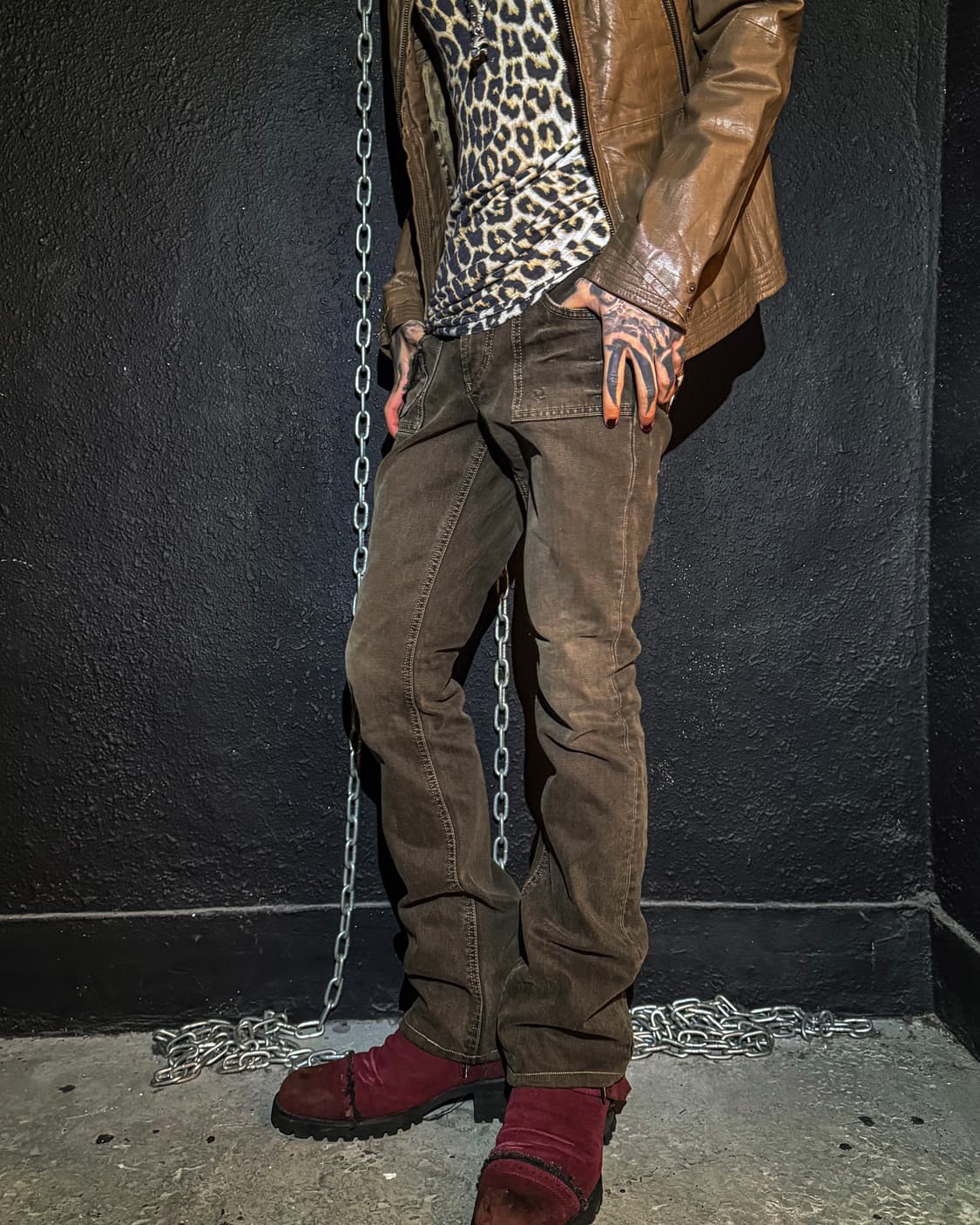 SOMETHING – Sammy boot-cut Vintage Washe 상품이미지2