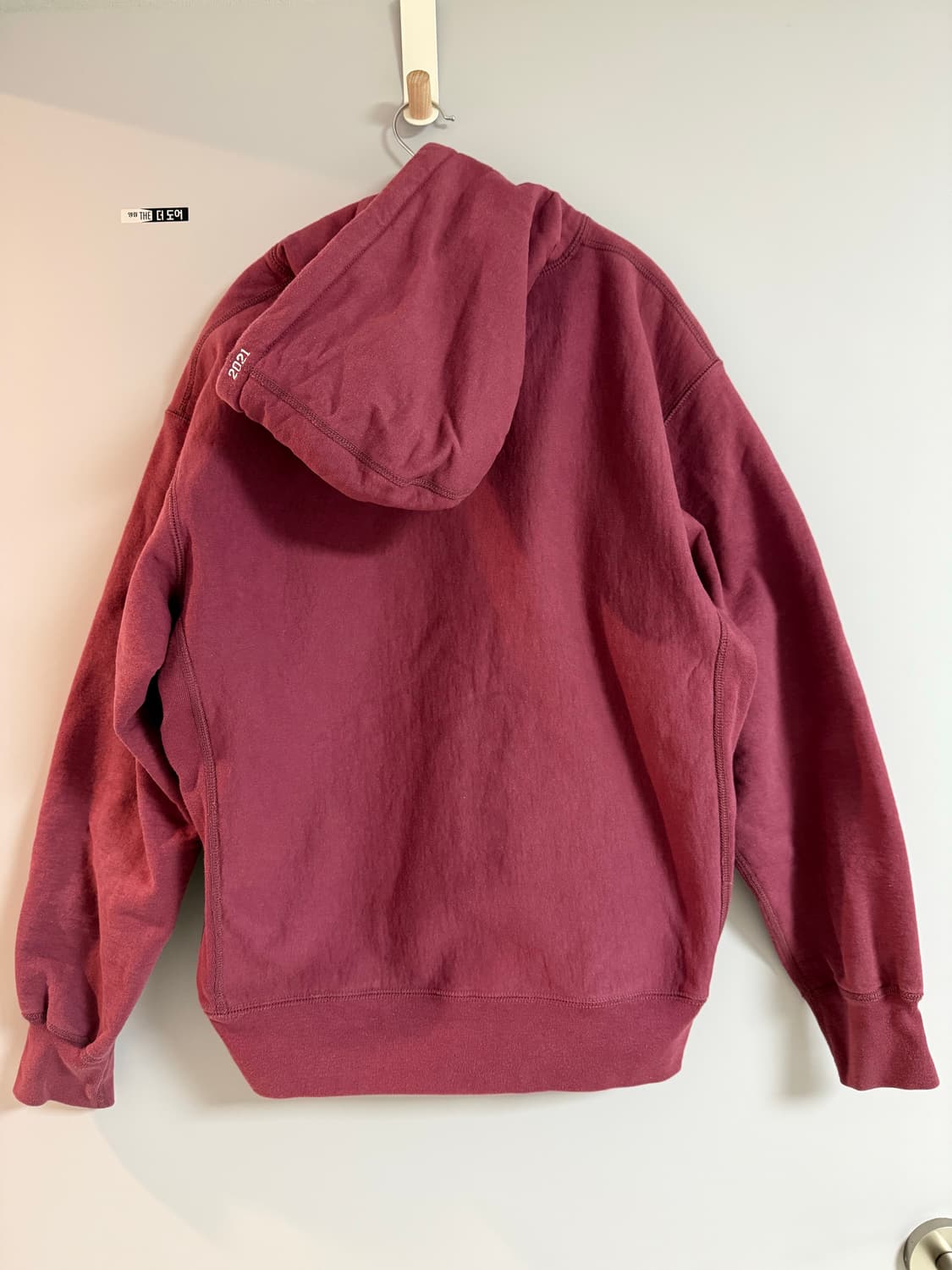 supreme 후드 버건디 상품이미지2