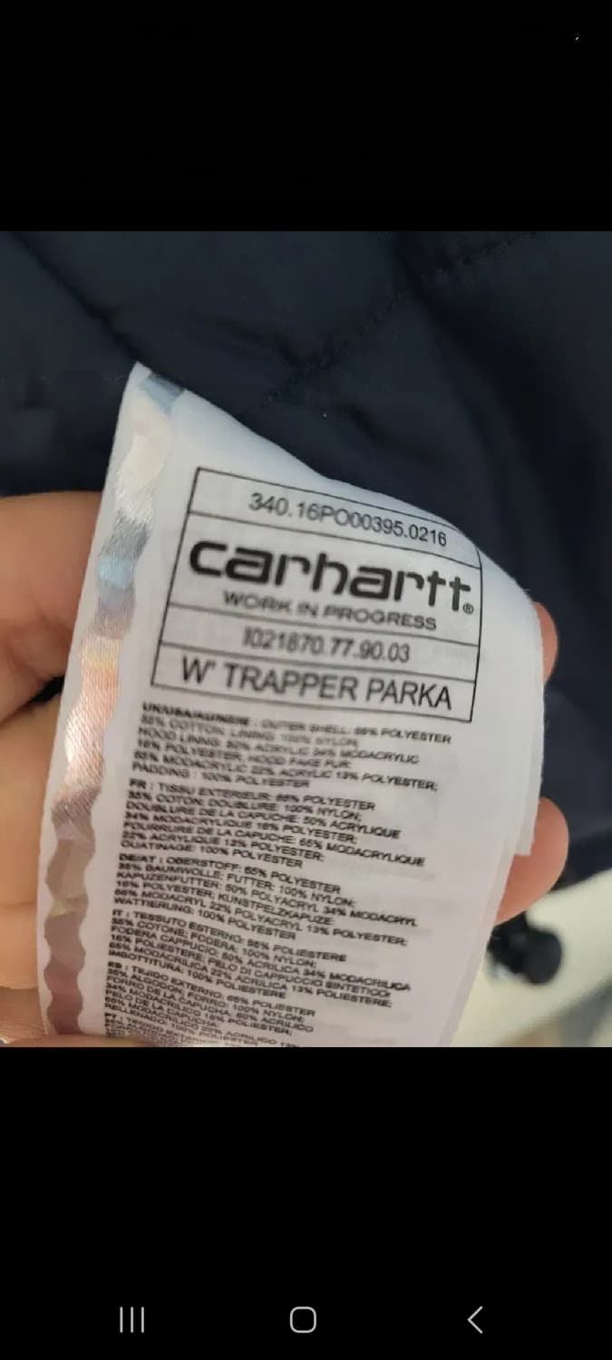 여성 칼하트 트래퍼파카 패딩 새상품 상품이미지7