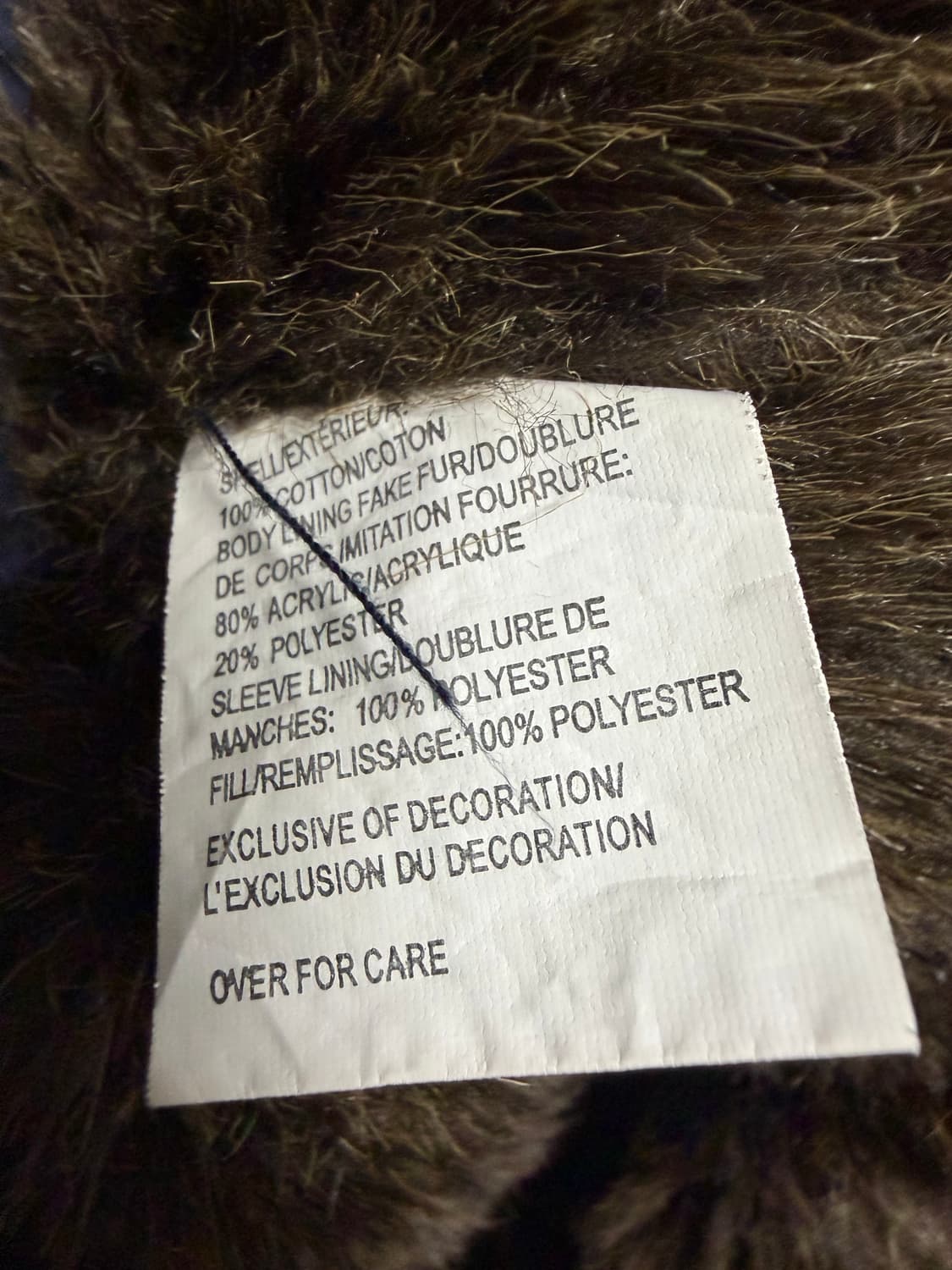 아베크롬비 퍼 트리밍 후드 파카 상품이미지4