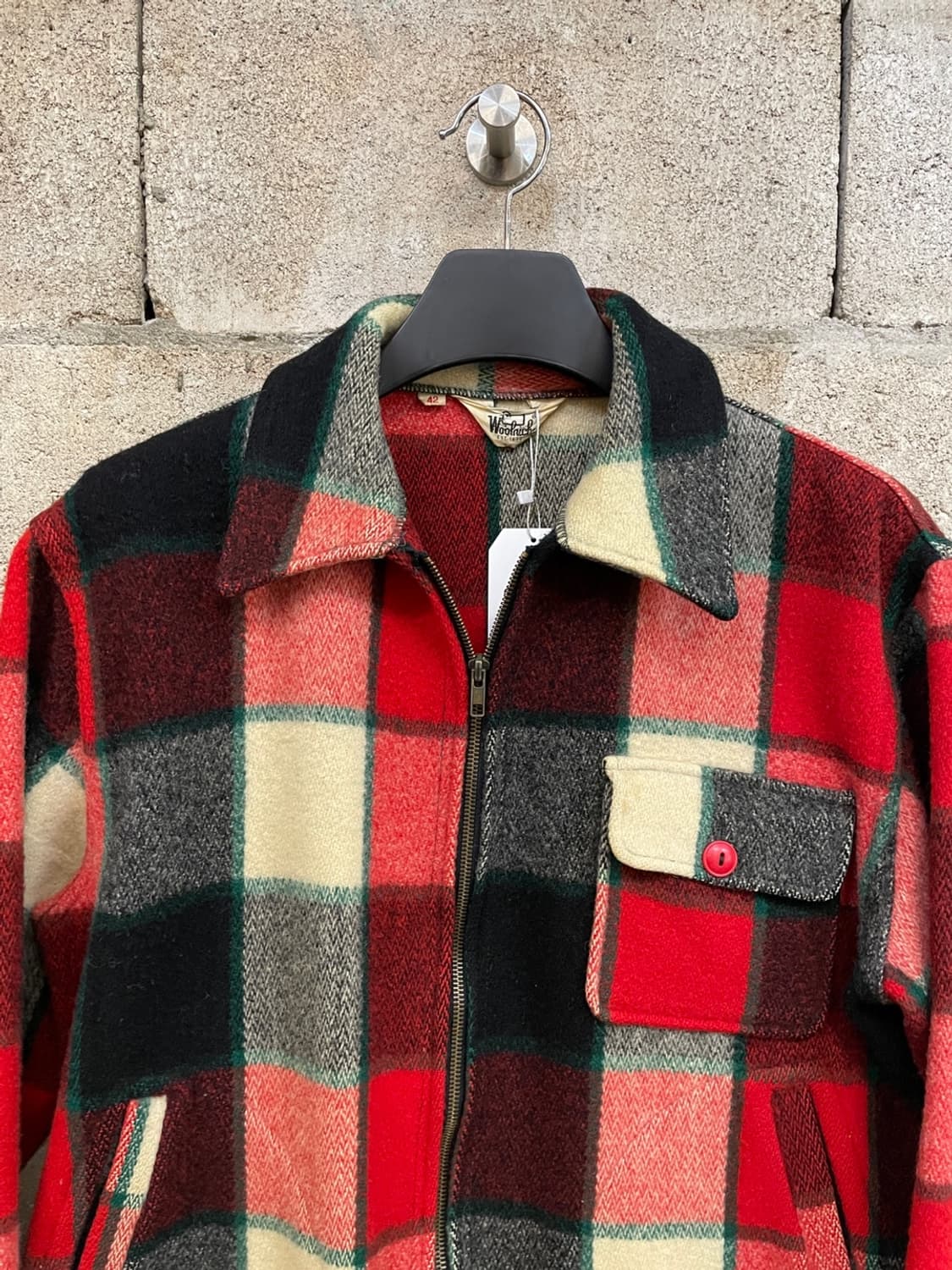 70s 울리치 체크 드리즐러 자켓  상품이미지2