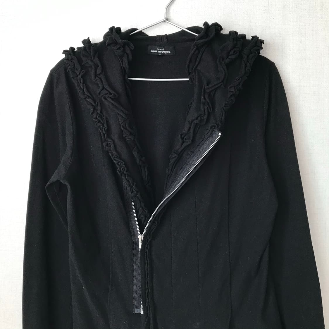 꼼데가르송 트리콧 언발란스 후드 집업 상품이미지4