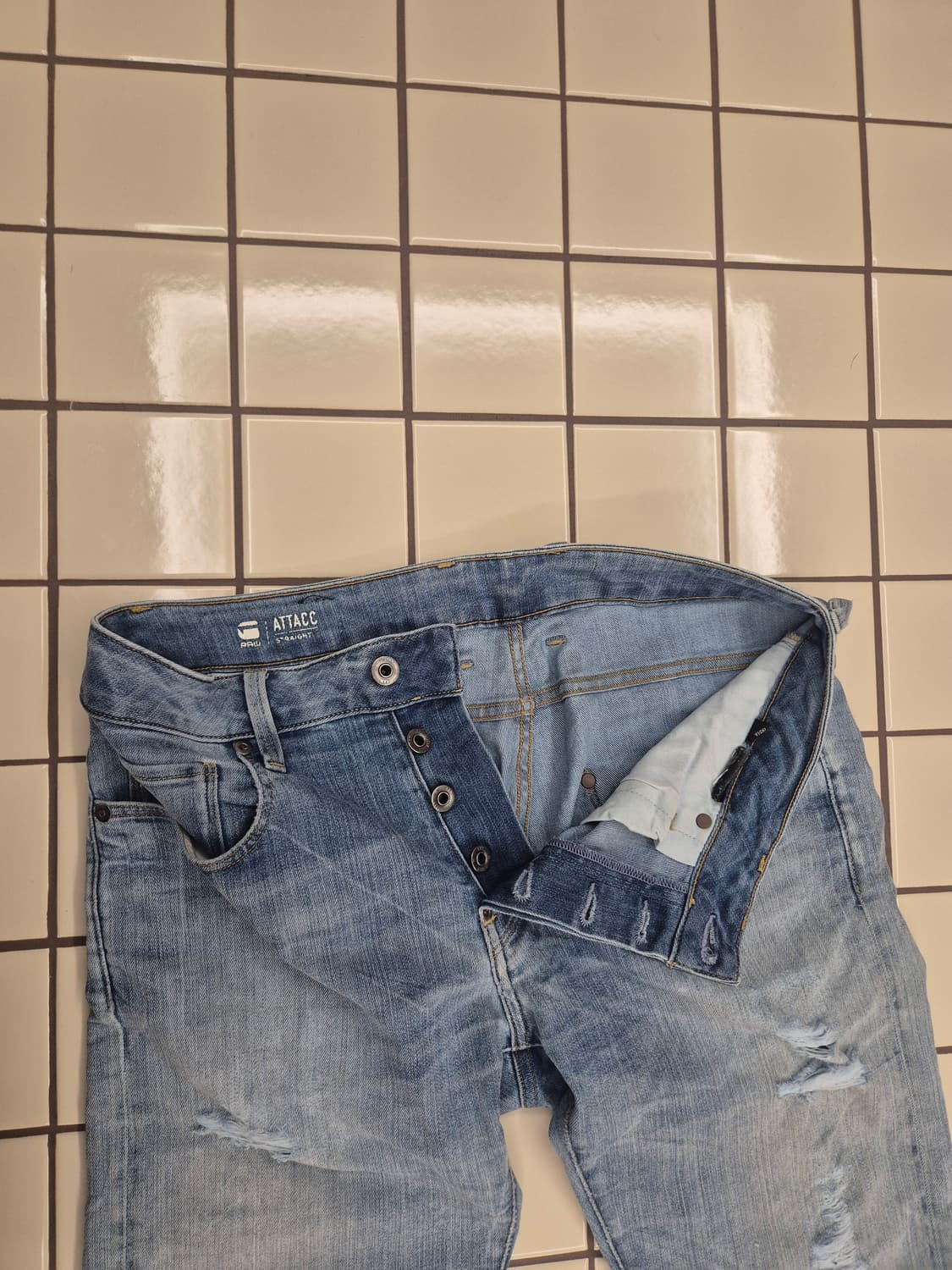 Star RAW Attacc Straight Fit Jeans 상품이미지3