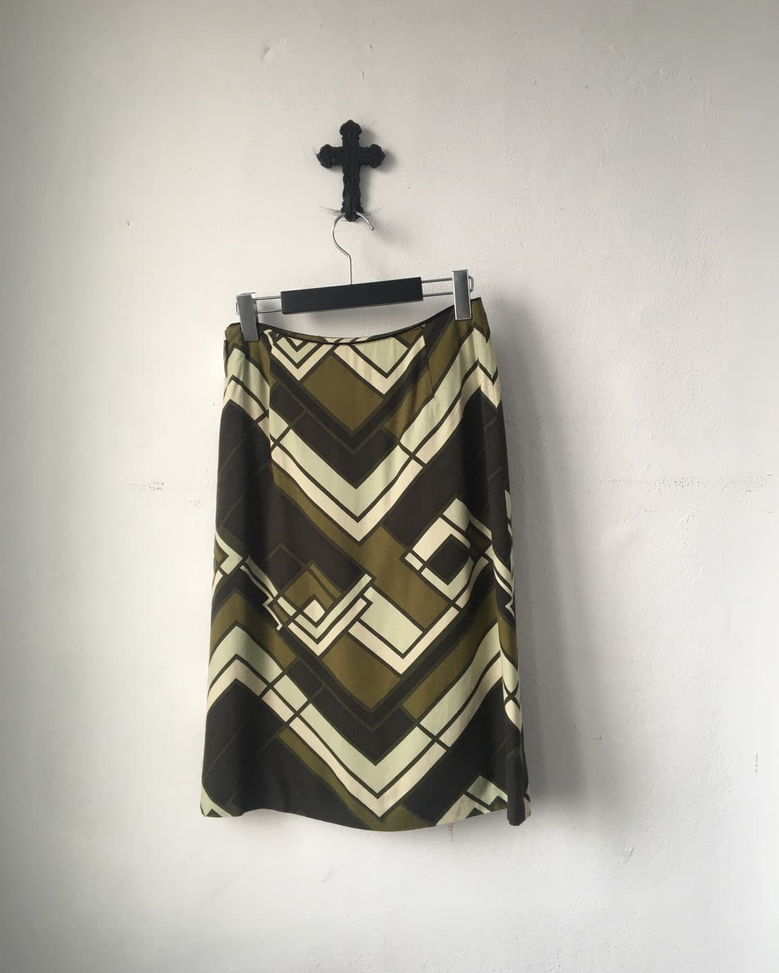 Pattern point knitted skirt 상품이미지2