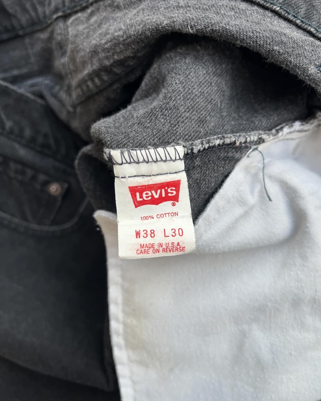 (36)90s 리바이스 505 블랙진 /384 상품이미지7