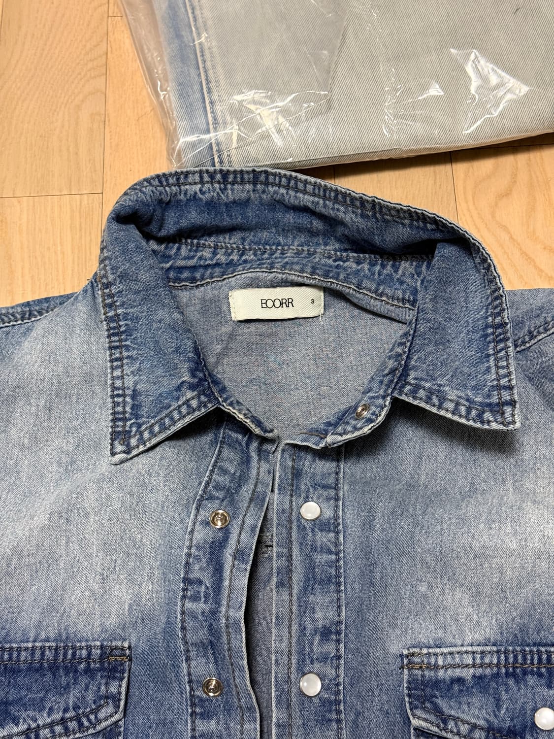 이코르 / 데님셔츠 / 3사이즈 상품이미지4